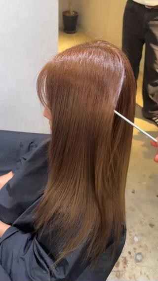 美髪矯正
乾かしただけ 