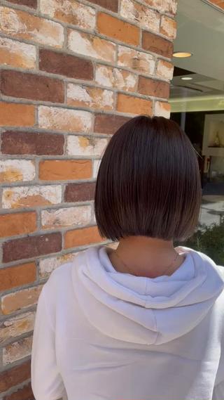 透明感オリーブブラウン