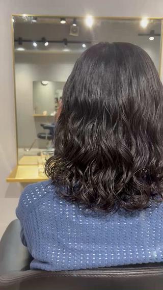 ミディアム パーマ 【arc】 mikiho/パーマのヘアスタイル