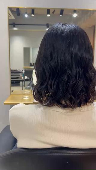 ミディアム パーマ 【arc】 mikiho/パーマのヘアスタイル