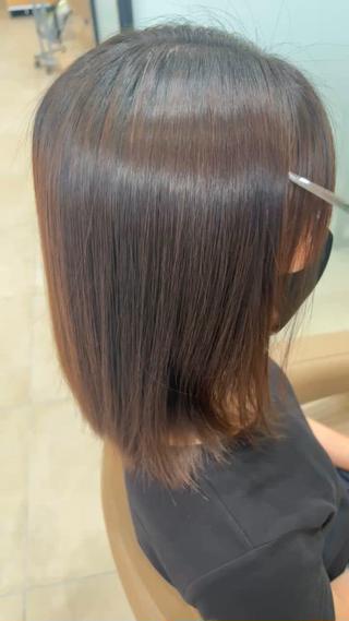 髪質改善ストレートでツヤツヤに 