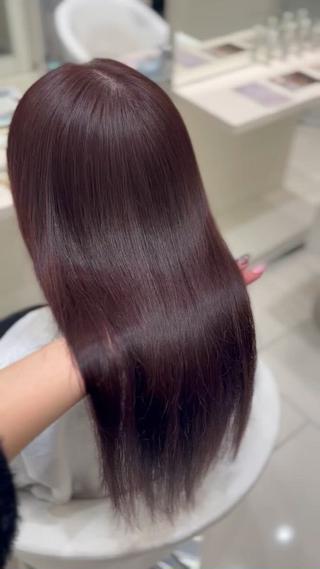 ロング カラー COA PLUS CHIBA所属・きょうか/髪質改善 /艶カラーのヘアスタイル