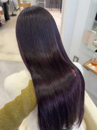 ロング カラー さあや 【透け感/艶感】のヘアスタイル