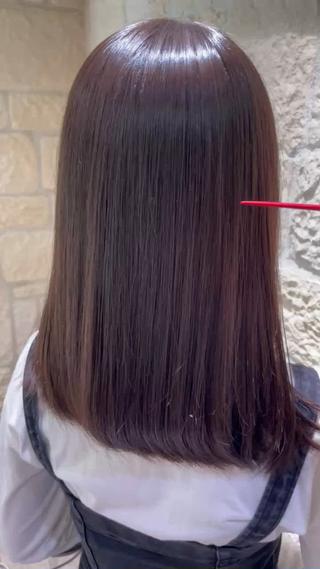 ミディアム 長谷川 新太のヘアスタイル