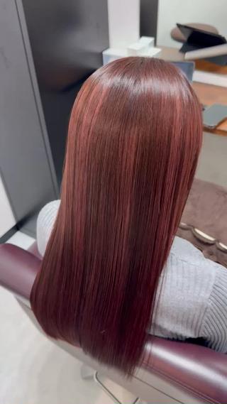 ロング 髪質改善 西村優作のヘアスタイル