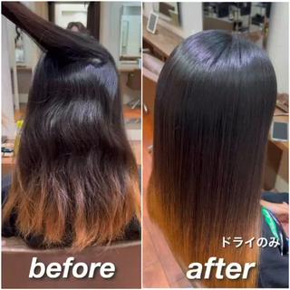 ミディアム 【縮毛矯正プロ講師】 島野 伊央汰のヘアスタイル