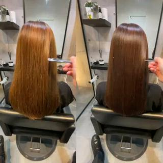 髪質改善、カラーのBefore after

2ヶ月に一回髪質改善通っていただいてるので、Beforeでも綺麗です 