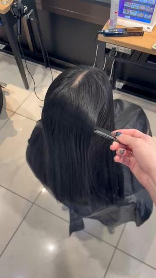 ロング カラー マンツーマン施術 艶髪No.1凱のヘアスタイル