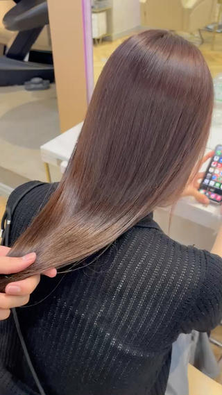 セミロング RYU/レイヤー /透明感艶カラーのヘアスタイル