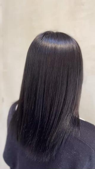 ミディアム カラー ヘアアレンジ 🫧艶髪矯正 髪質改善🫧 大介のヘアスタイル