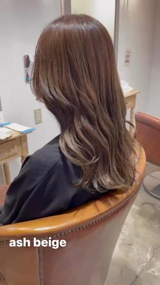 ロング 【脱白髪染め】【髪質 改善】仲井槙一のヘアスタイル