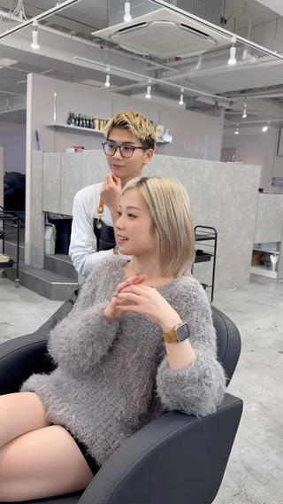 ショート カラー DISDOX所属・りきと rikitoのヘアスタイル