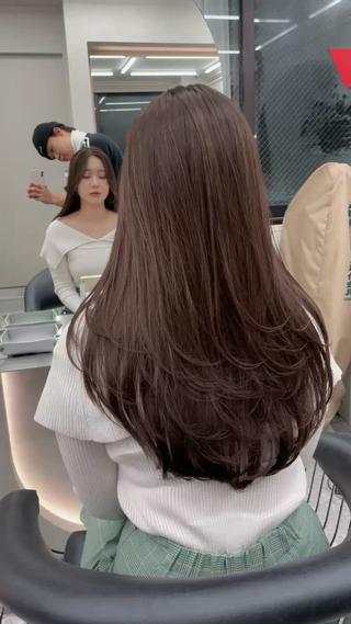 ロング カラー レイヤー/縮毛矯正 のマスター【タケル】のヘアスタイル