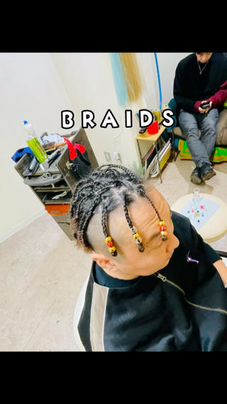 地毛ブレイズにビーズのアクセント
参考予算¥14000