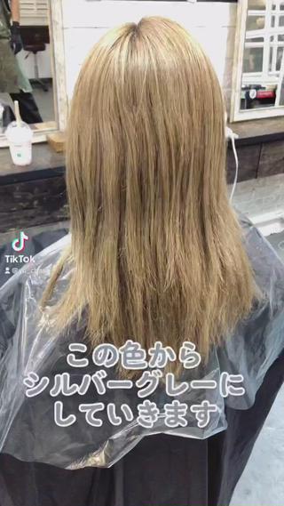セミロング カラー エクステリピート率 No.1 菊池　悠介のヘアスタイル