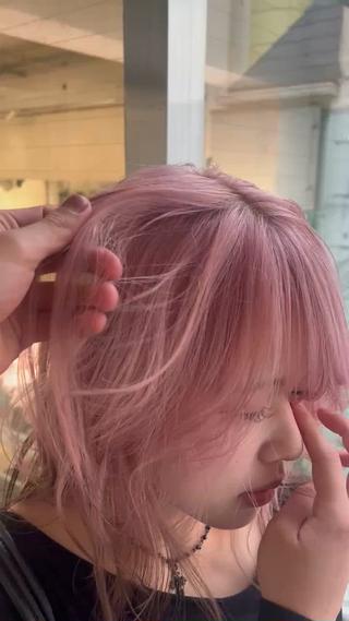 ロング カラー ⚡️ハイトーン/ デザインカラー⚡️のヘアスタイル