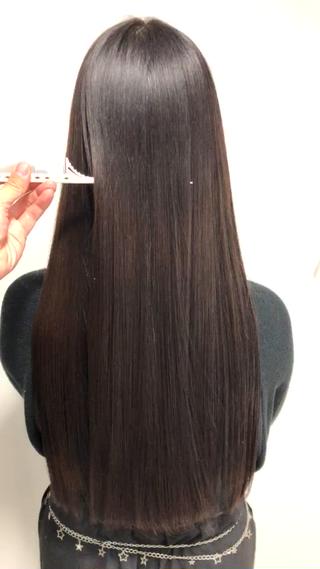 ロング パーマ 門田 恭弥のヘアスタイル