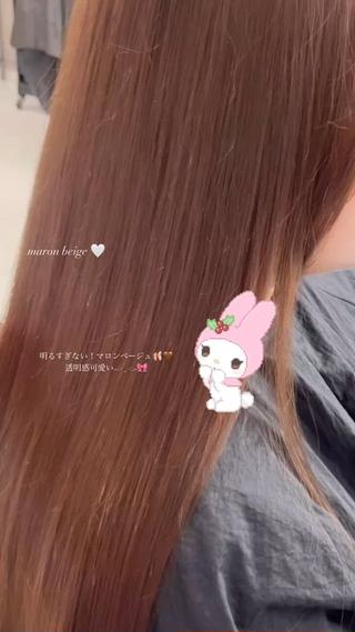 ロング カラー ハイトーン/ゆるふわ 🧚𖥔ׁTOMO♡のヘアスタイル