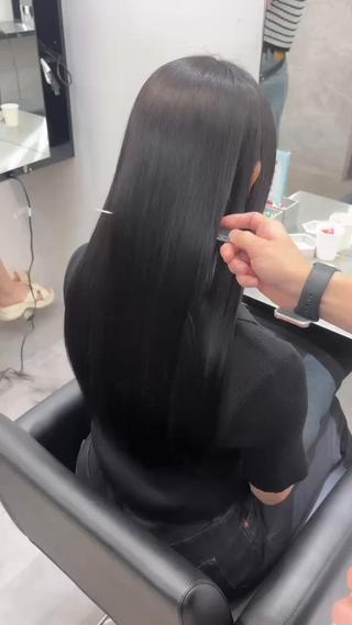 ロング 梅田髪質改善 韓国カット/星野綾哉のヘアスタイル