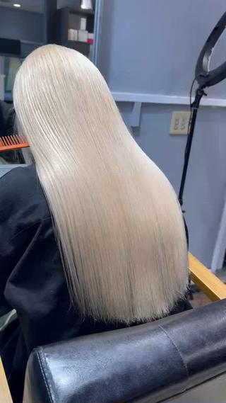 セミロング カラー dao/ミルクティー /ブラウン/ブロンドのヘアスタイル