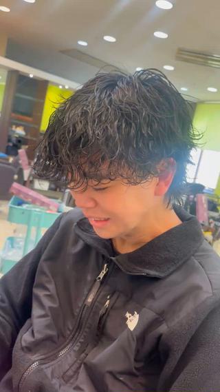 ショート カラー パーマ ✂️メンズ特化✂️ 神田のヘアスタイル