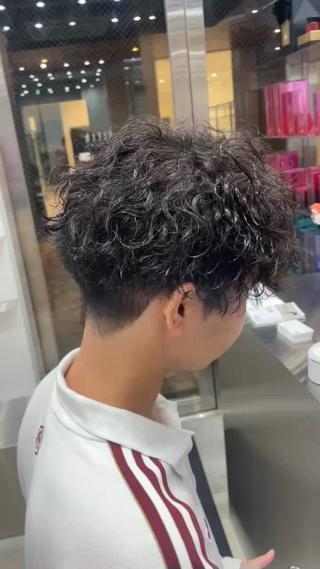 パーマ メンズ fifth天神 パーマ特化/石橋航海のヘアスタイル