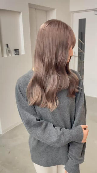 ミルクティーグレージュ1ブリーチ〜 