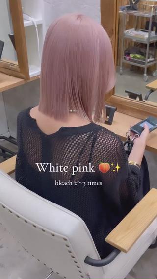 ホワイトピンク 