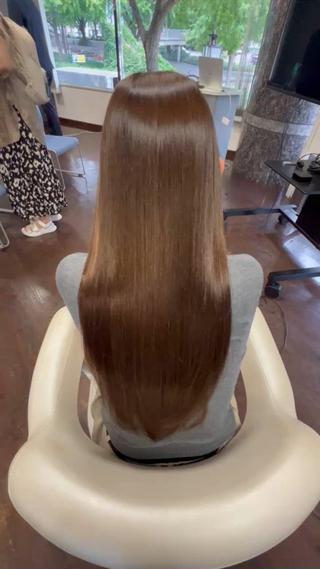ロング haretoki 髪質改善サロンのヘアスタイル
