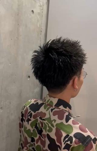 #渋谷#渋谷駅#メンズ#メンズカット#メンズカラー#メンズパーマ#ミニモ学割#スパイキーショート 