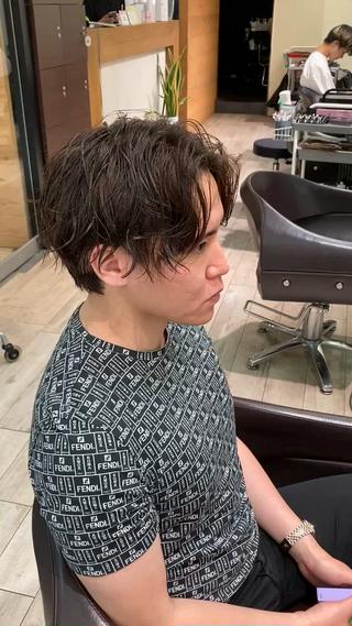 パーマ メンズ メンズサロン アソビ元町のヘアスタイル