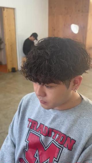 パーマ メンズ isi／門真／古川橋 EITOのヘアスタイル