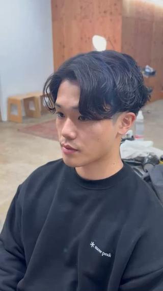 パーマ メンズ isi／門真／古川橋 EITOのヘアスタイル