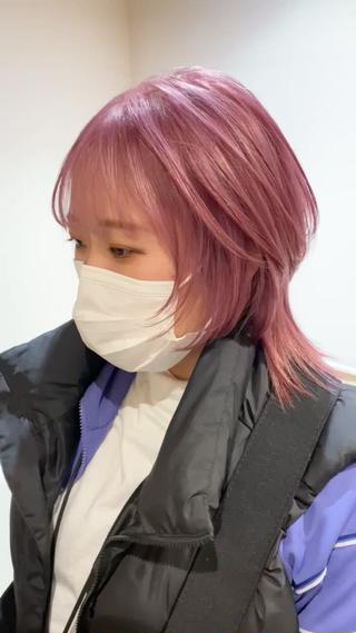 ミディアム カラー ご予約 宜しくお願いします！のヘアスタイル