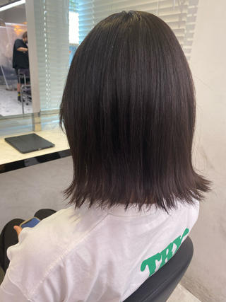 ミディアム カラー レイヤーダブルカラー KYON店長のヘアスタイル