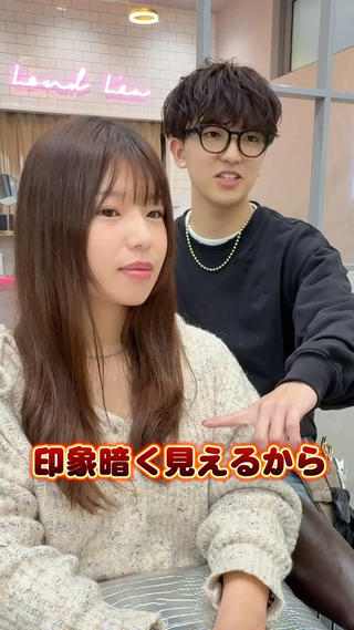 ミディアム カラー レイヤーダブルカラー KYON店長のヘアスタイル