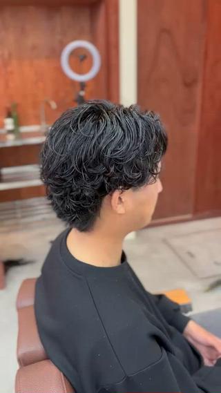 スパイラルパーマ