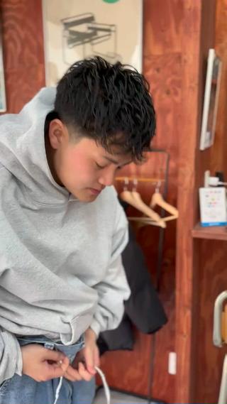 テーパーフェード×ショートスタイル