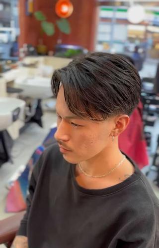 テーパーフェード×6:4パート