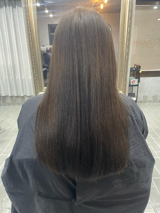 髪質改善×オリーブカラー 