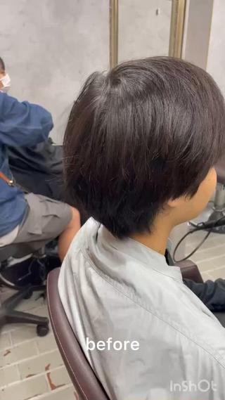 メンズカット＋パーマ 