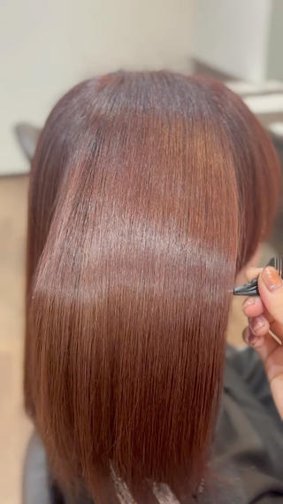 セミロング カラー BELSTA 遠藤亜実のヘアスタイル