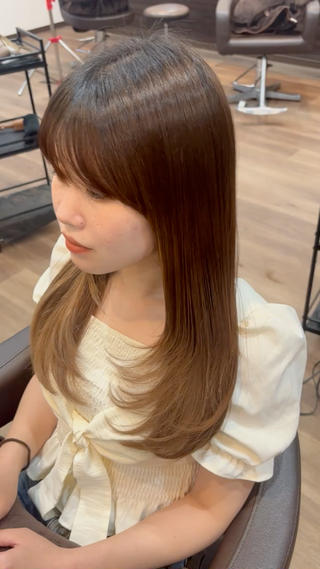 ロング BELSTA 遠藤亜実のヘアスタイル