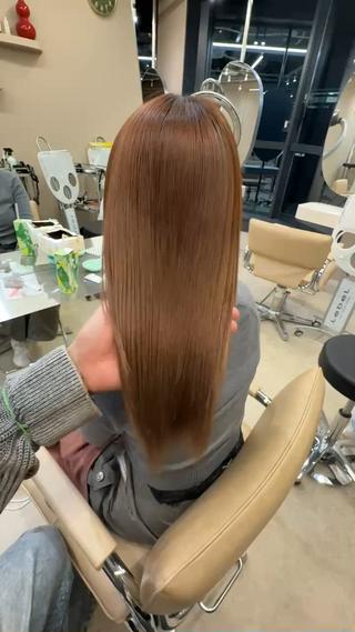 ブリーチしててもストレートヘアになれます！ 