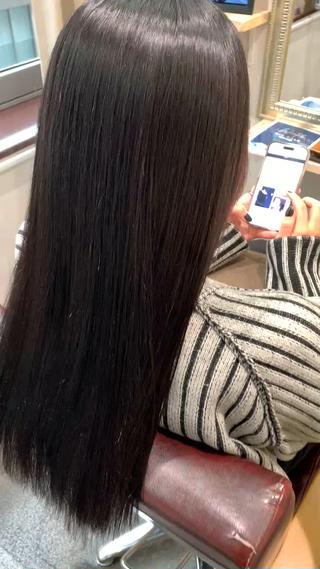 セミロング 美髪矯正/髪質改善/ Hirotoのヘアスタイル
