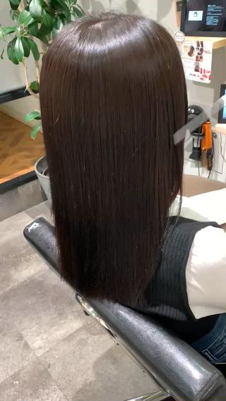 ミディアム 美髪矯正/髪質改善/ Hirotoのヘアスタイル