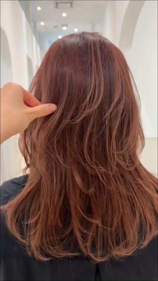 セミロング 銀座/ 髪質改善のヘアスタイル