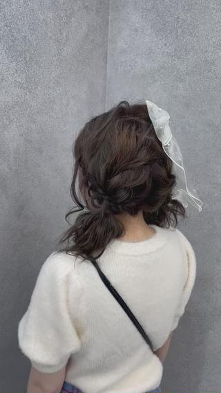 ご希望のお写真をお持ちくださる方におススメです♪
今回は可愛くツインテールに仕上げています