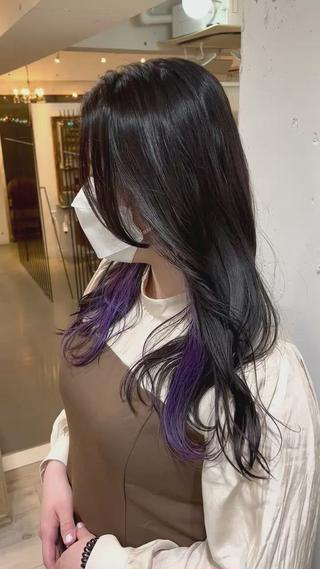 ロング カラー カラーが上手い 辻悠月のヘアスタイル