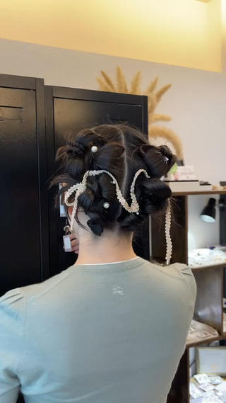 ヘアアレンジ 西田辺/ブリーチ/ SASARAのヘアスタイル